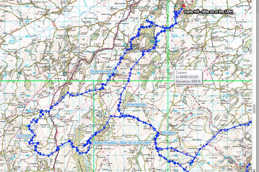 Long Mynd Hike Recce neverrest